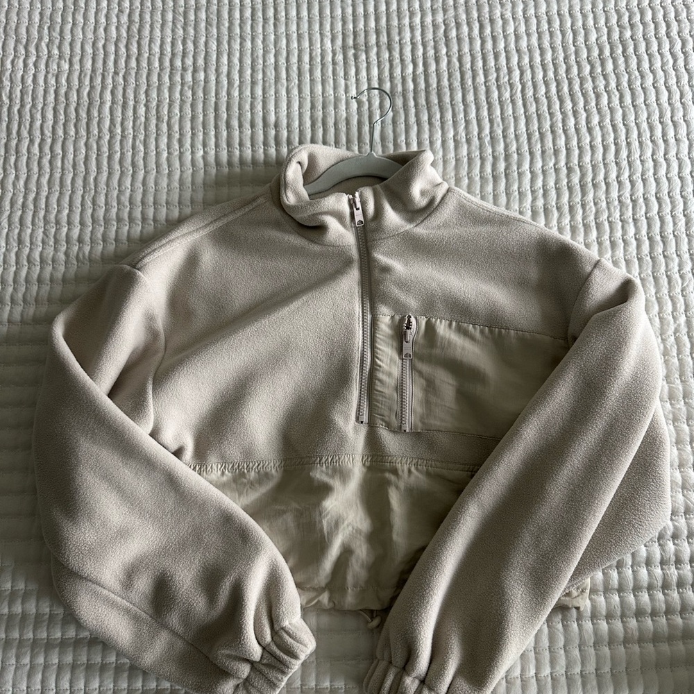 Garage Cream Fleece Jacket - Worn once